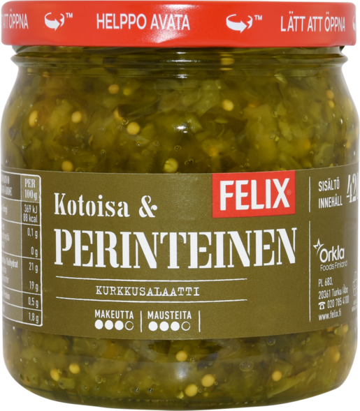 Felix traditional cucumber relish 420g