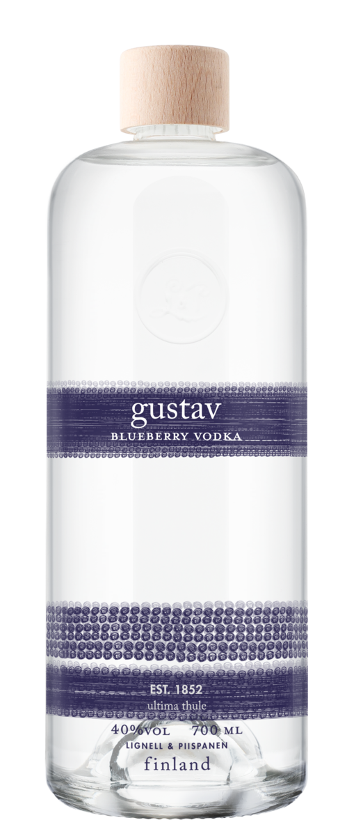 Gustav Blueberry Vodka 40% 0,7l