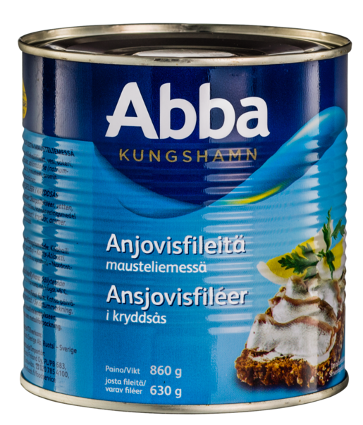Abba anchovyfilee 860/630g