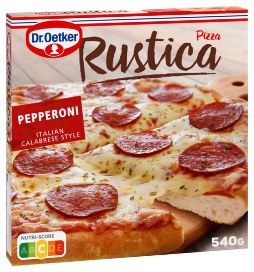 Dr. Oetker Rustica Pepperoni Calabrese pizza 540g pakaste