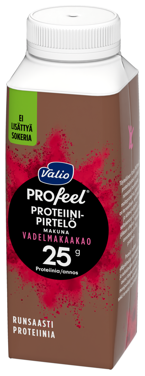 Valio PROfeel hallonkakao protein shake 2,5dl laktosfri