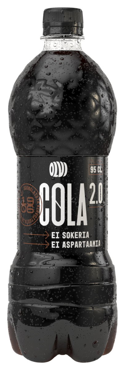 OLVI Cola 2.0 sugar free soft drink 0,95l