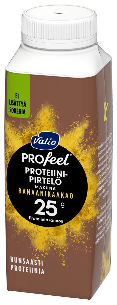 Valio PROfeel banaanikaakao proteiinipirtelö 2,5dl laktoositon