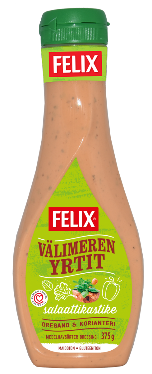 Felix välimeren yrtit salaattikastike 375g