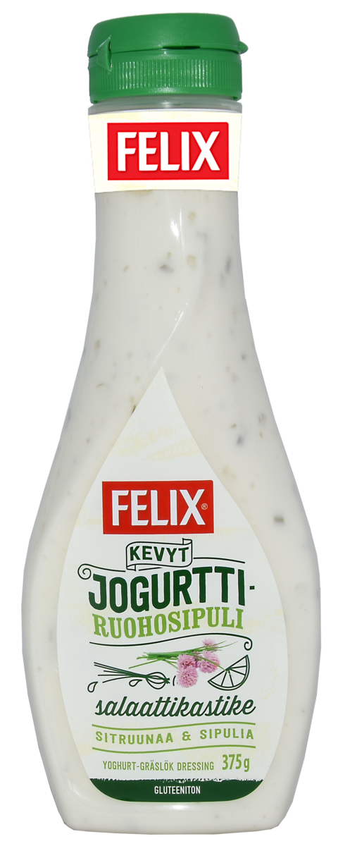 Felix kevyt jogurtti-ruohosipuli salaattikastike 375g