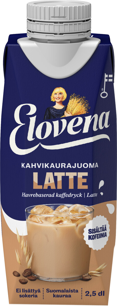 Elovena latte coffee oat drink 2,5dl