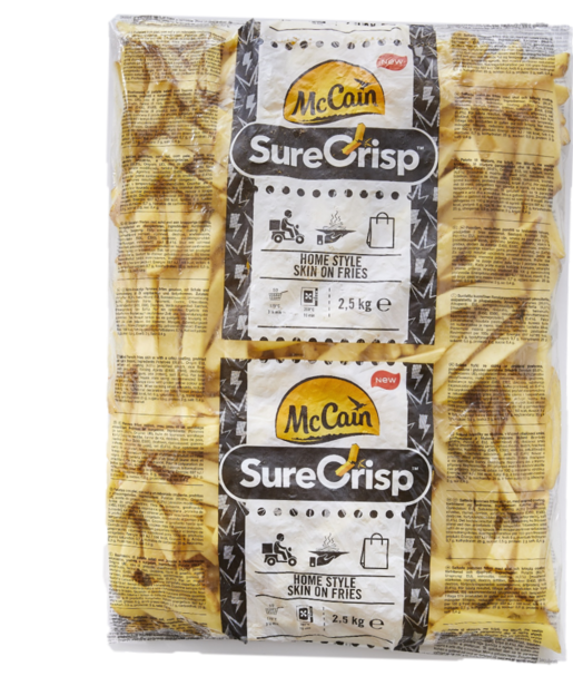 McCain Surecrisp Homestyle skin-on fries 2,5kg frozen
