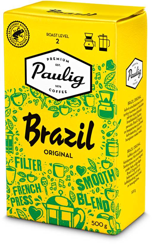 Brazil Original kaffe 500g finmalet