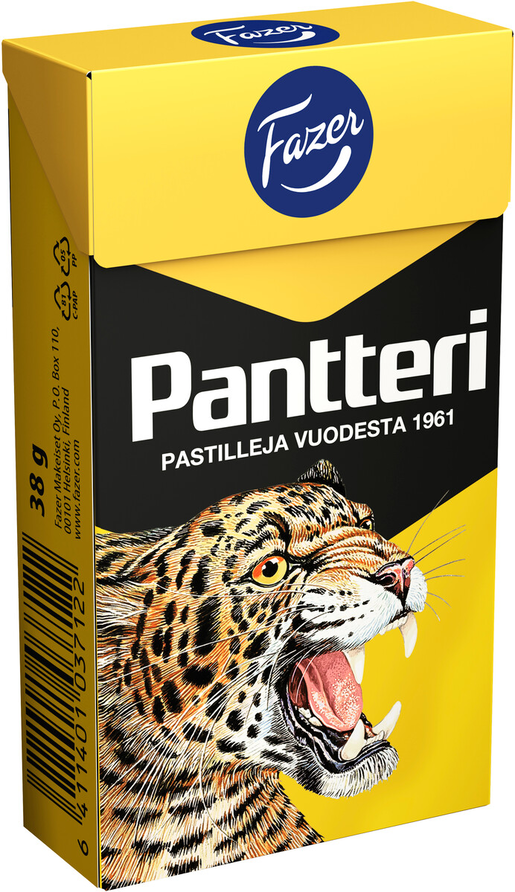 Fazer Pantteri pastiller 38g