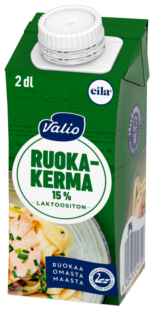 Valio cooking cream 15% 2dl lactose free, UHT
