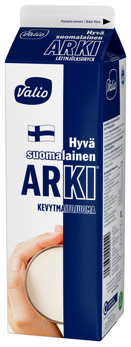 Valio Hyvä suomalainen Arki semiskimmed milkdrink 1l