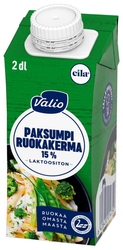 Valio Keittiön thicker cooking cream 15% 2dl lactose free, UHT
