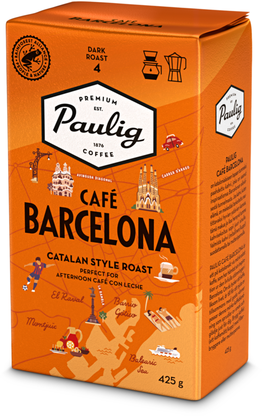 Paulig Café Barcelona bryggmalet kaffe 425g