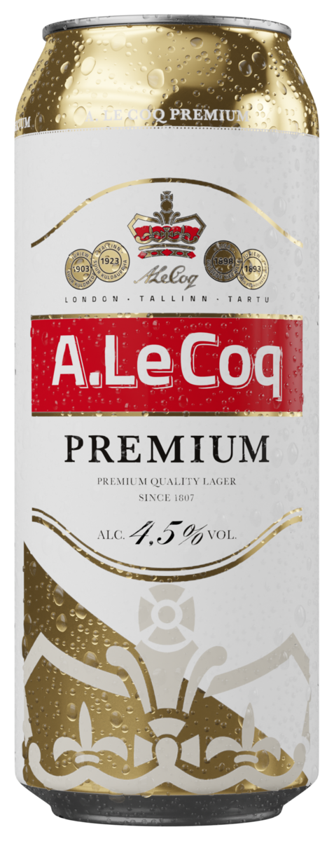 A. Le Coq Premium 4,5% 0,5l tölkki