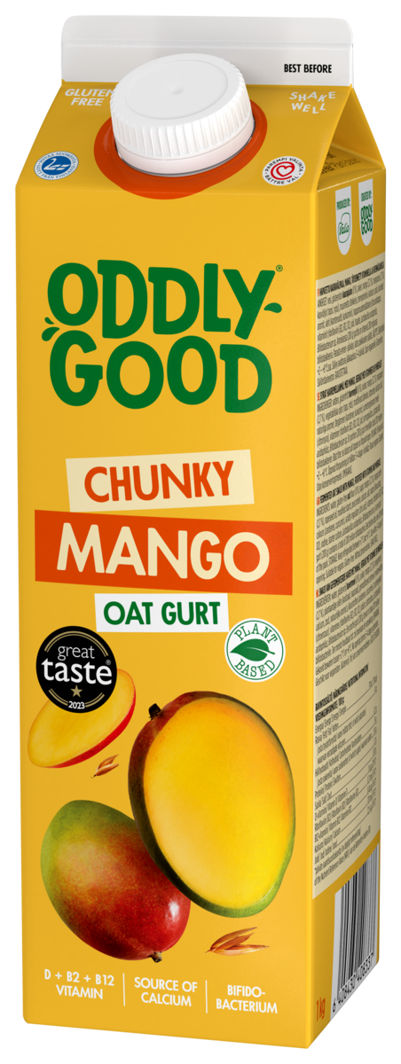 Valio Oddlygood mango kaurapohjainen gurtti 1kg