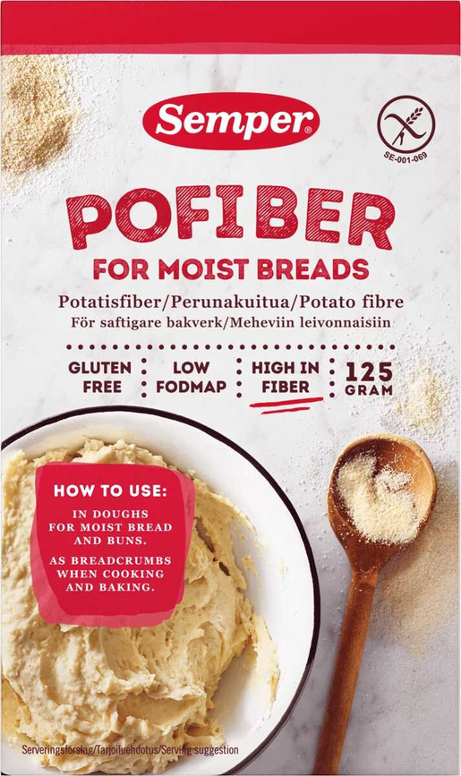 Semper Pofiber potato fibre 125g gluten-free