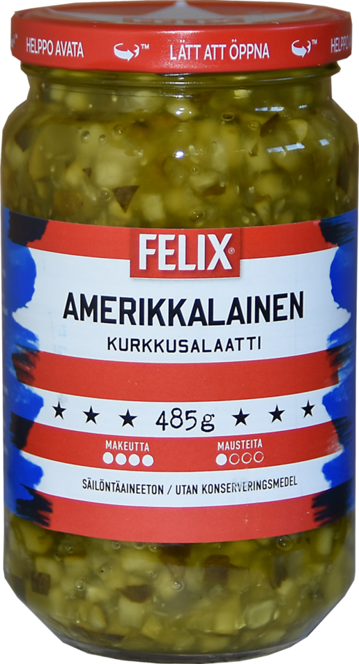 Felix Amerikkalainen pickled cucumber relish 485g