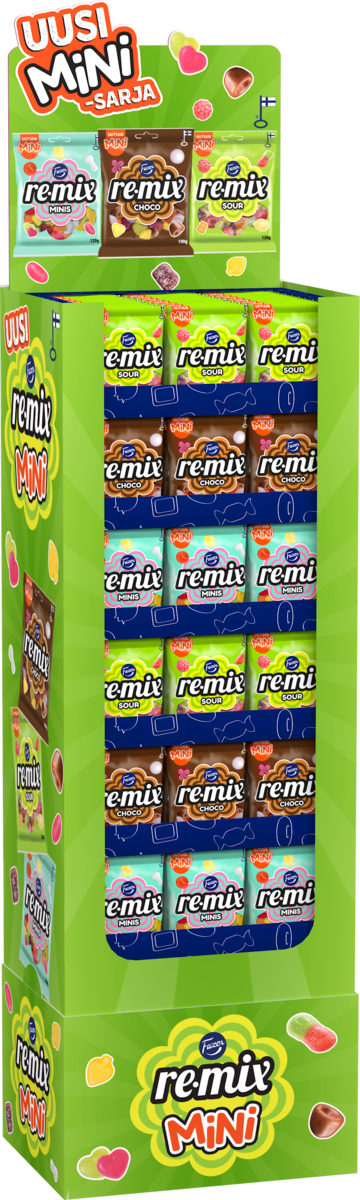 MixDSP Fazer Remix Mini candy bag 144x100-120g 3var