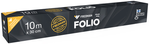 Fredman aluminumfolie 30cmx10m