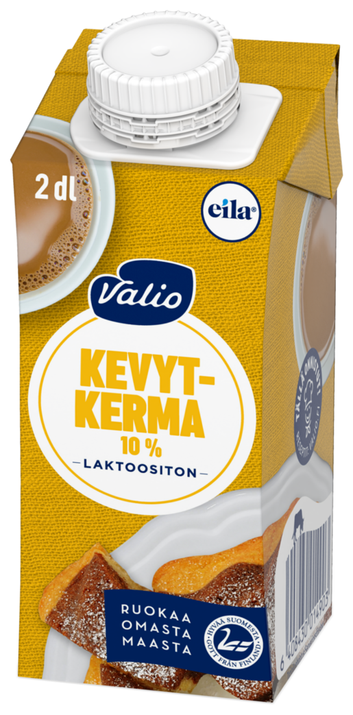 Valio Keittiön low fat cream 2dl lactose free, UHT