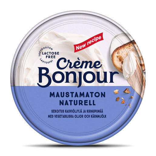 Crème Bonjour maustamaton tuorejuusto 200g laktoositon