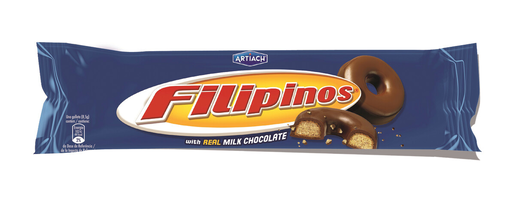 Filipinos milk chocolate biscuit 128g