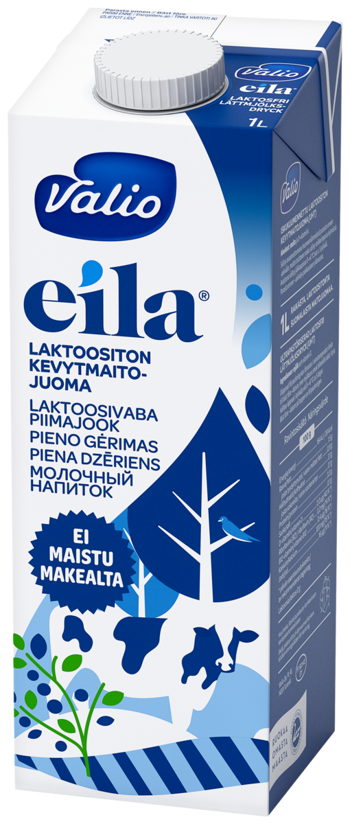 Valio Eila milkdrink 1,5% 1l lactose free, UHT