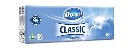 Ooops! sensitive 10x10pc hankerchief