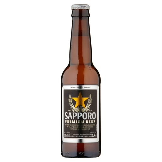 Sapporo 33cl Premium Lager 4,7% bottle Beer