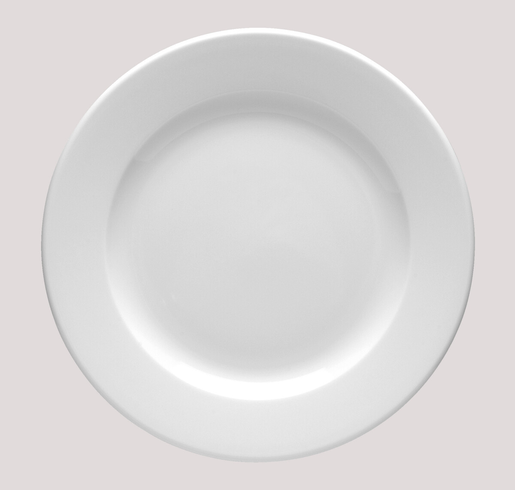 Kaszub flat plate ø 26,5 cm white 12 pcs