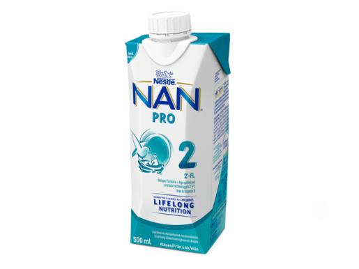 Nestlé Nan Pro 2 maitopohjainen käyttövalmis vierotusvalmiste 500ml