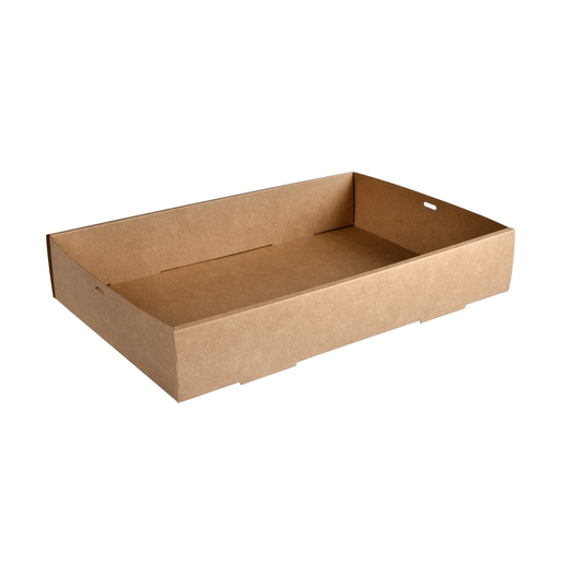 Biopak Glance brown cardboard box 450x310x80mm 11160ml 50pcs
