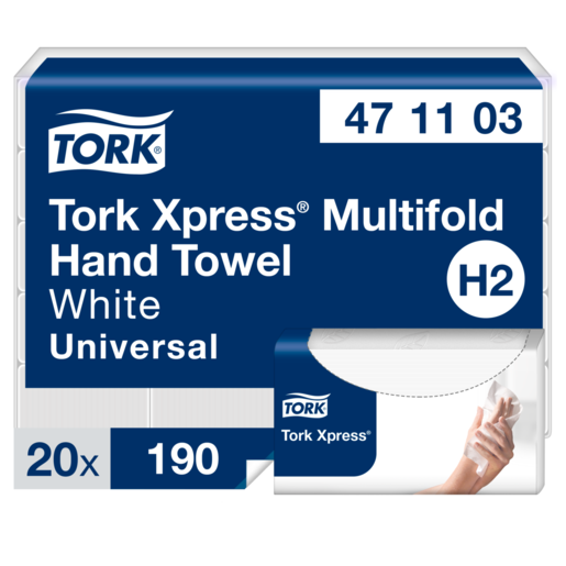 Tork Xpress® Multifold handduk Natur 20x190ark H2