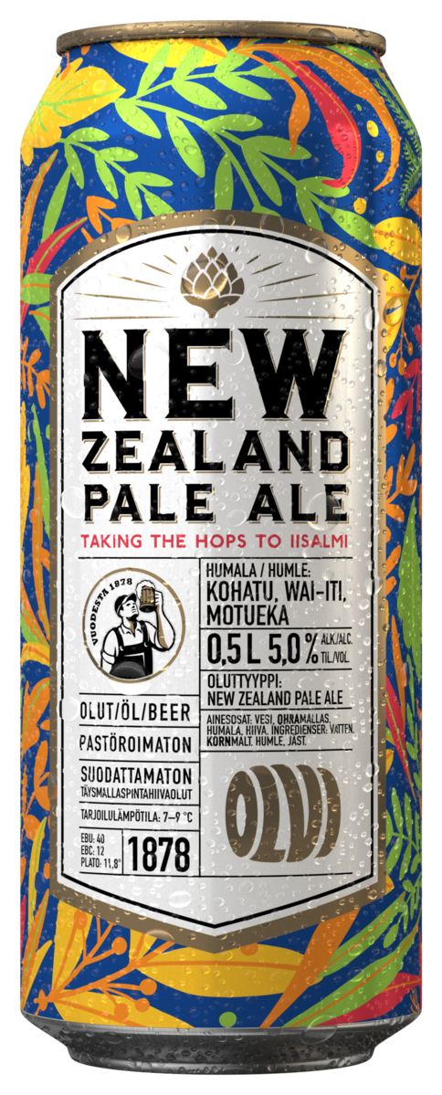 OLVI New Zealand Pale Ale öl 5% 0,5l burk