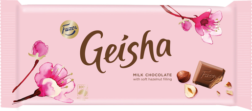 Geisha milk chocolate tablet 121g