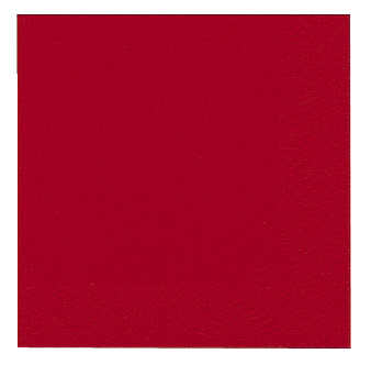 Duni brilliant red napkin 3-ply 33cm 20pcs