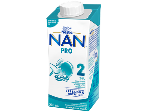 Nestlé Nan Pro 2 mjölkbaserad drickfärdig tillskottsnäring 200ml
