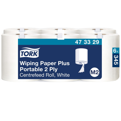 Tork white centerfeed roll 2ply 93m