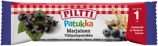 Piltti Taapero berry cereal bar 1year 25g