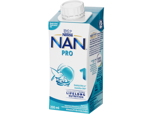 Nestlé NAN PRO 1 modersmjölkersättning 200ml