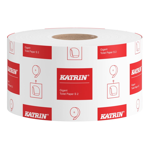 Katrin Classic Gigant S toa papper, 2-lagers, vit