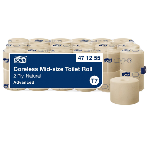 Tork Natural Mid-size coreless toalettpapper T7 36rl