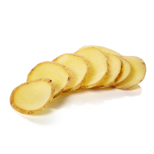 Fresh Cut Afra Sliced potato with peel 3mm 5kg