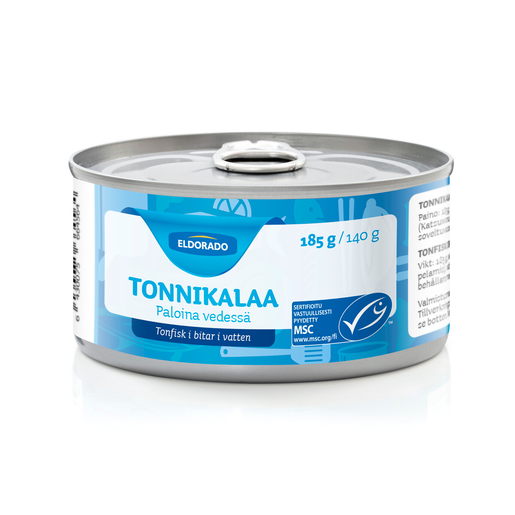 Eldorado MSC tonfiskbitar i vatten 185/140g