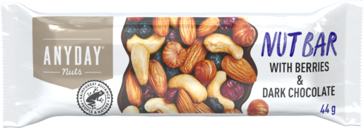 Anyday berry nut bar 44g