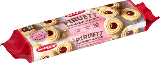 Semper Piruett rasberry-cream biscuits 110g gluten-free