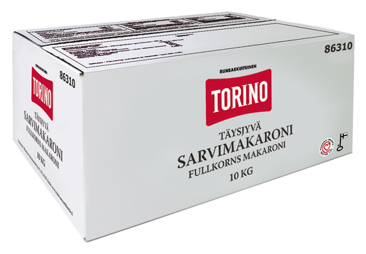 Torino wholegrain wheat macaroni 10kg
