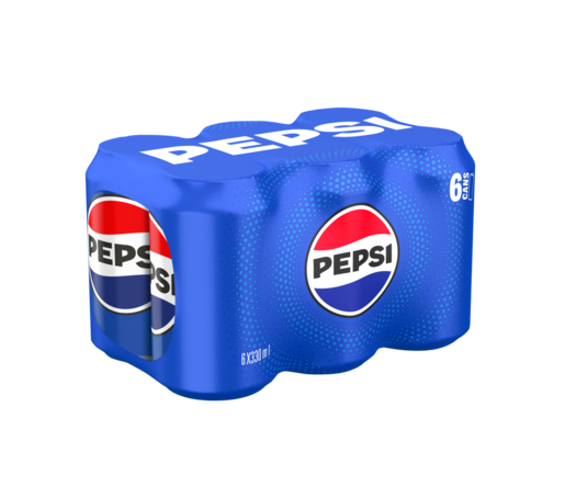 Pepsi virvoitusjuoma 6x0,33l tölkki