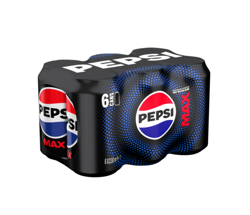Pepsi Max soft drink 6x0,33l can