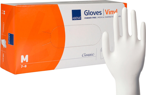 Abena Classic vinyl examination glove M clear 100pcs
